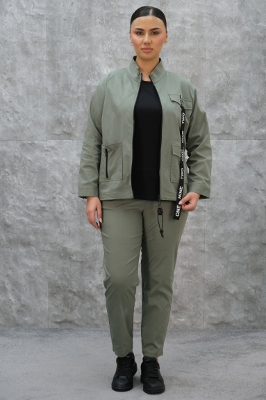 wholesaleЖенщинам Одежда Спортивный костюм из трех частей больших размеров для женщин