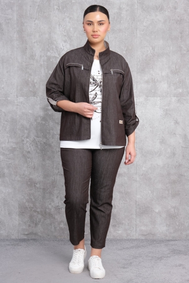 wholesaleЖенщинам Одежда Спортивный костюм из трех частей больших размеров для женщин