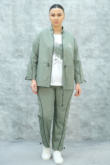 wholesaleЖенщинам Одежда Спортивный костюм из трех частей больших размеров для женщин