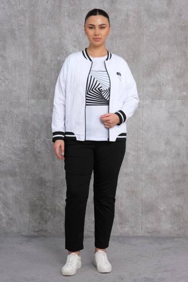 wholesaleЖенщинам Одежда Спортивный костюм из трех частей больших размеров для женщин