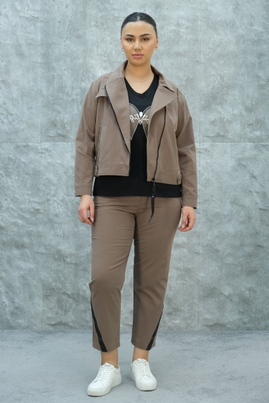 wholesaleЖенщинам Одежда Спортивный костюм из трех частей больших размеров для женщин