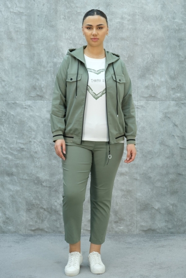 wholesaleЖенщинам Одежда Спортивный костюм из трех частей больших размеров для женщин