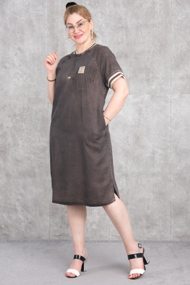 wholesaleKadın Giyim Büyük beden denim elbise