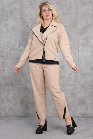 wholesaleKadın Giyim Büyük Beden Üçlü Spor Takım