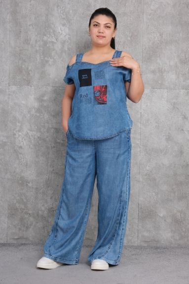 wholesaleЖенщинам Одежда Спортивный костюм из двух частей больших размеров для женщин